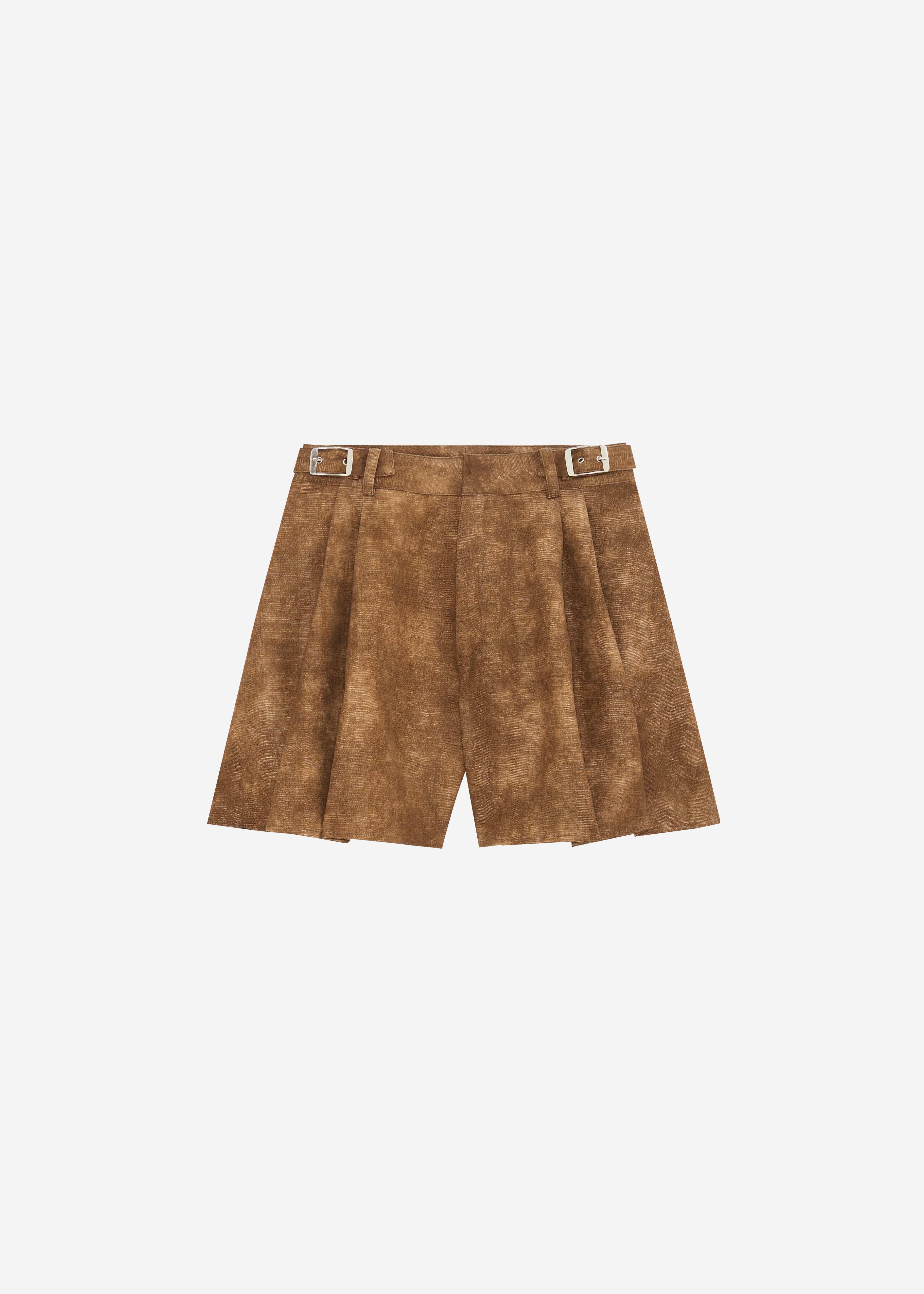 Linen Poppy Shorts