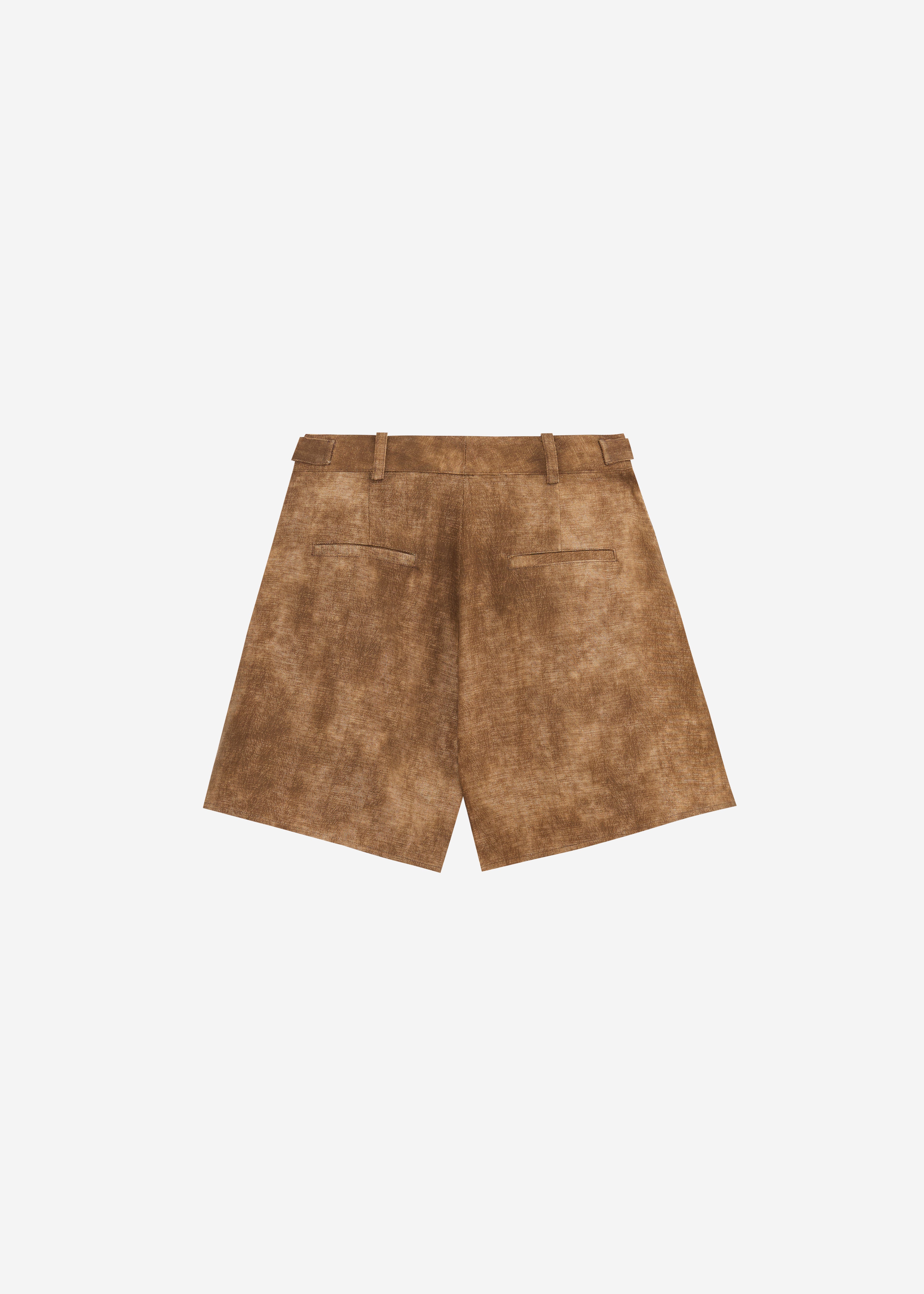 Linen Poppy Shorts