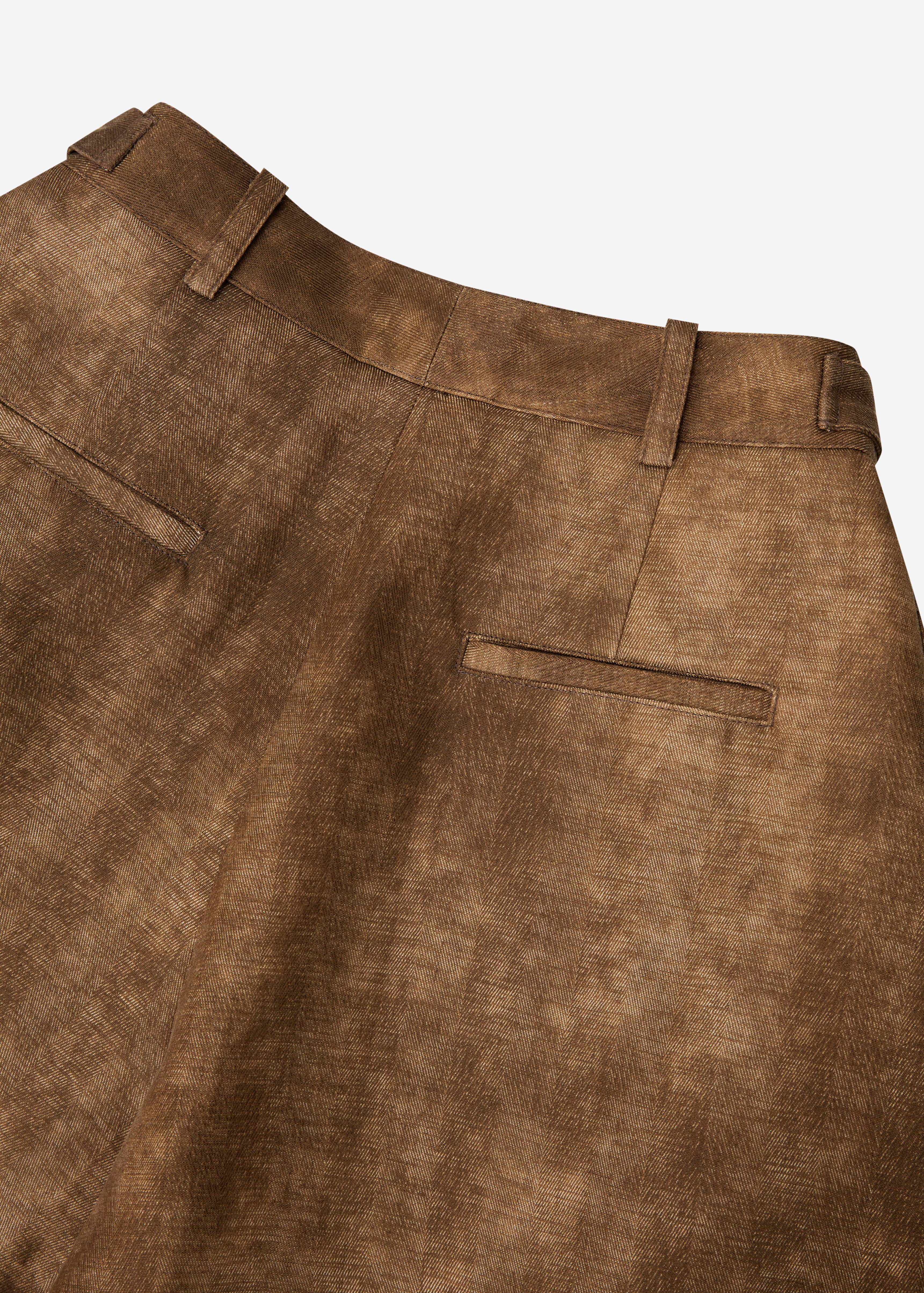 Linen Poppy Shorts