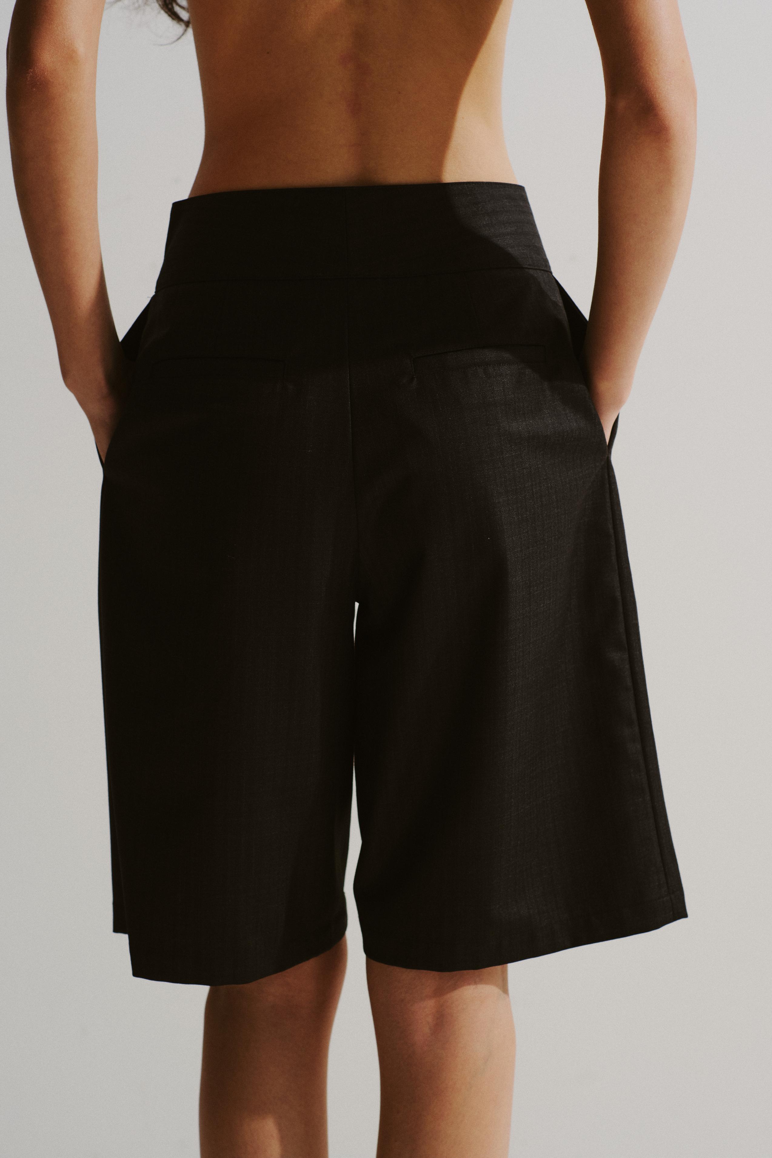 Buckled Culotte Shorts