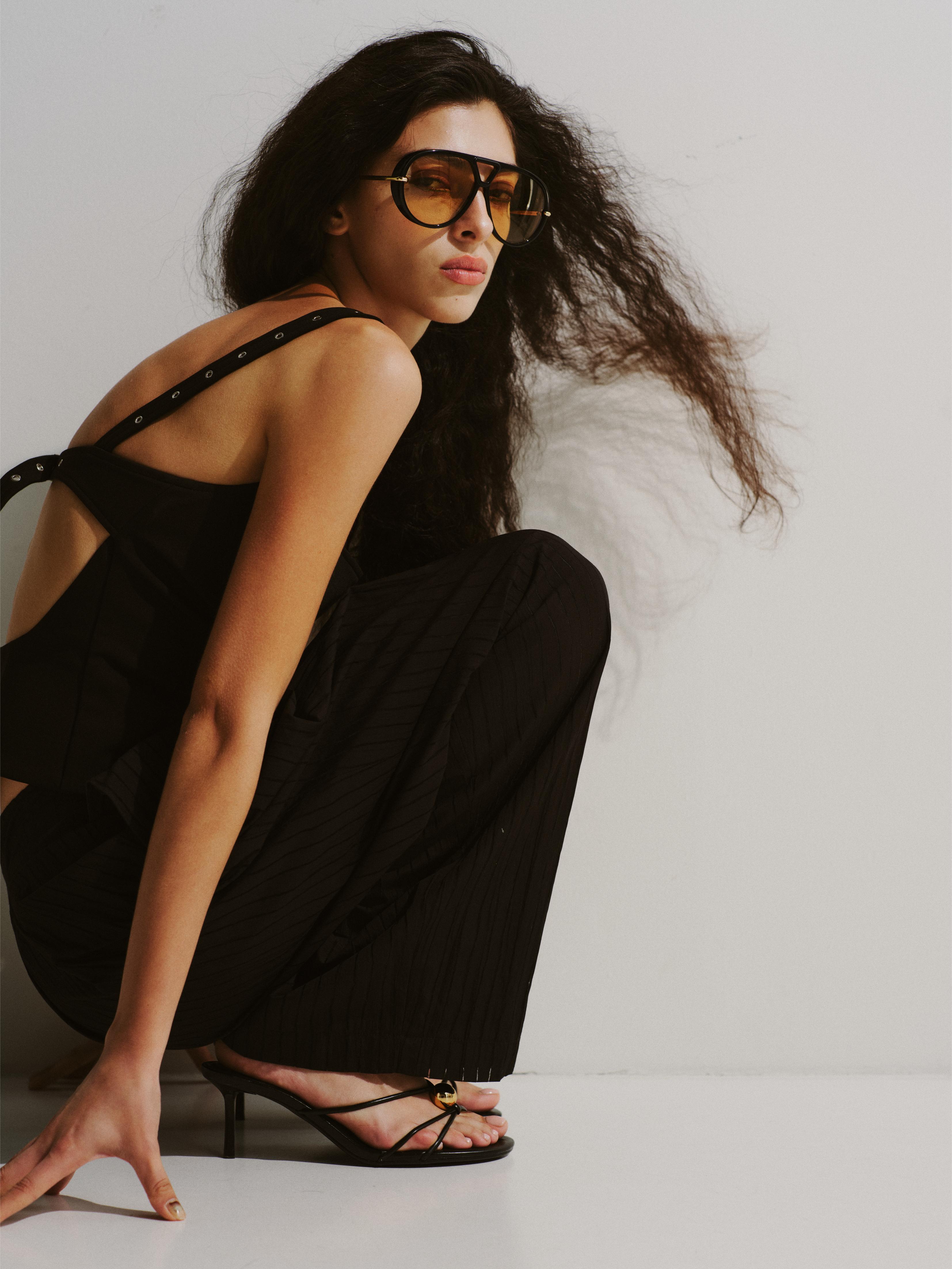 Stud Strap Open-Back Top