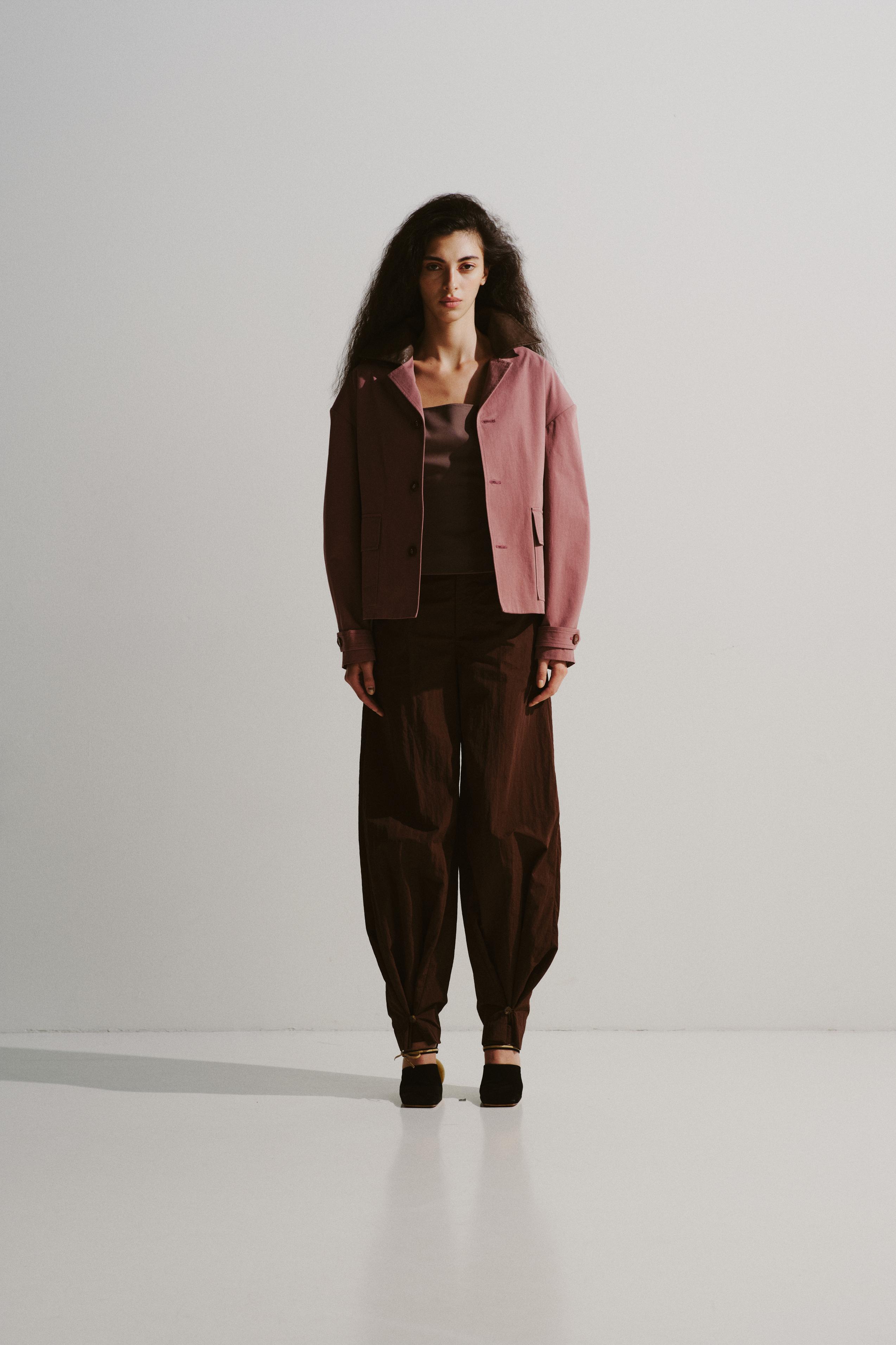 Contrast Collar Utility Jacket