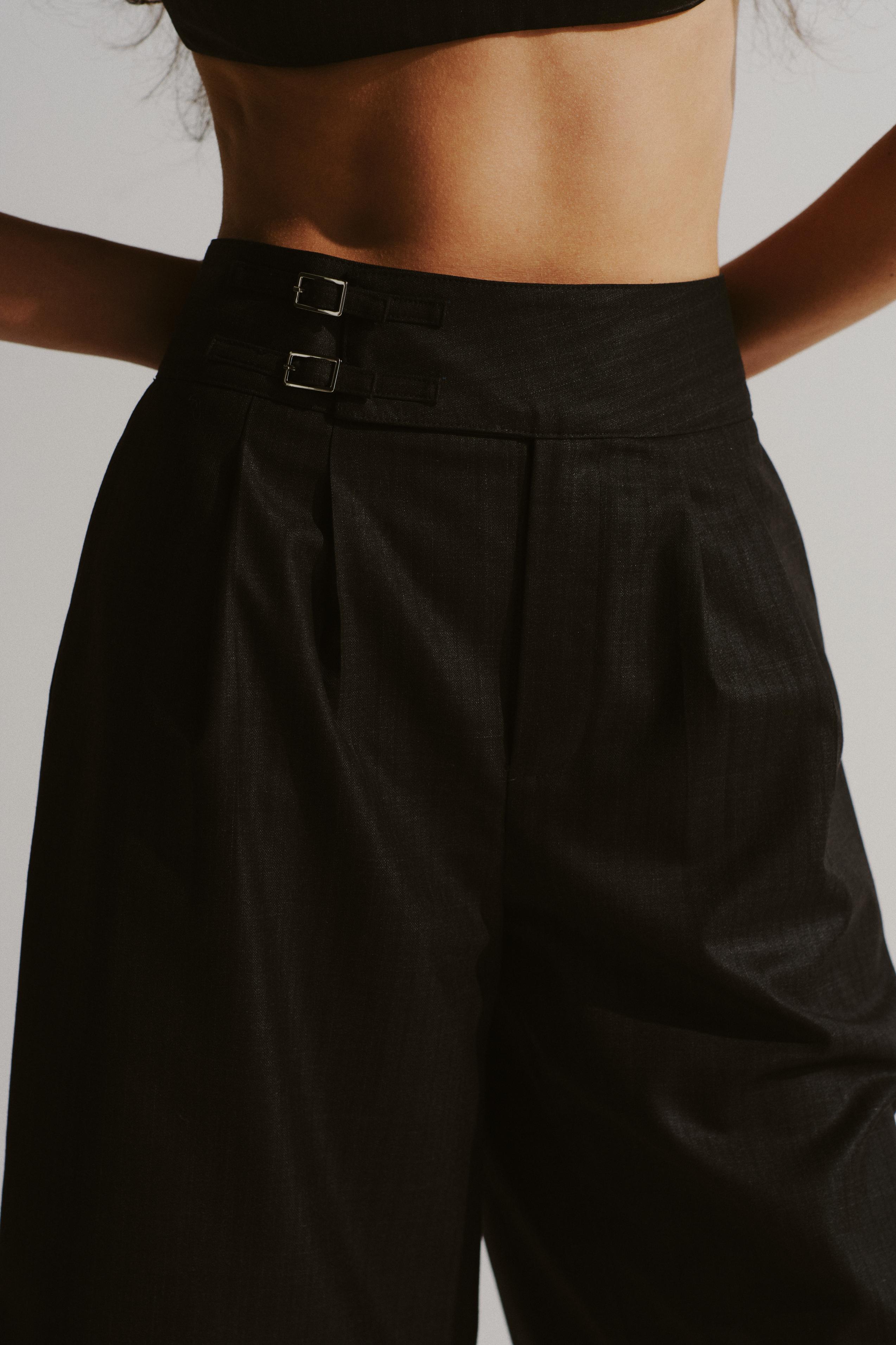 Buckled Culotte Shorts