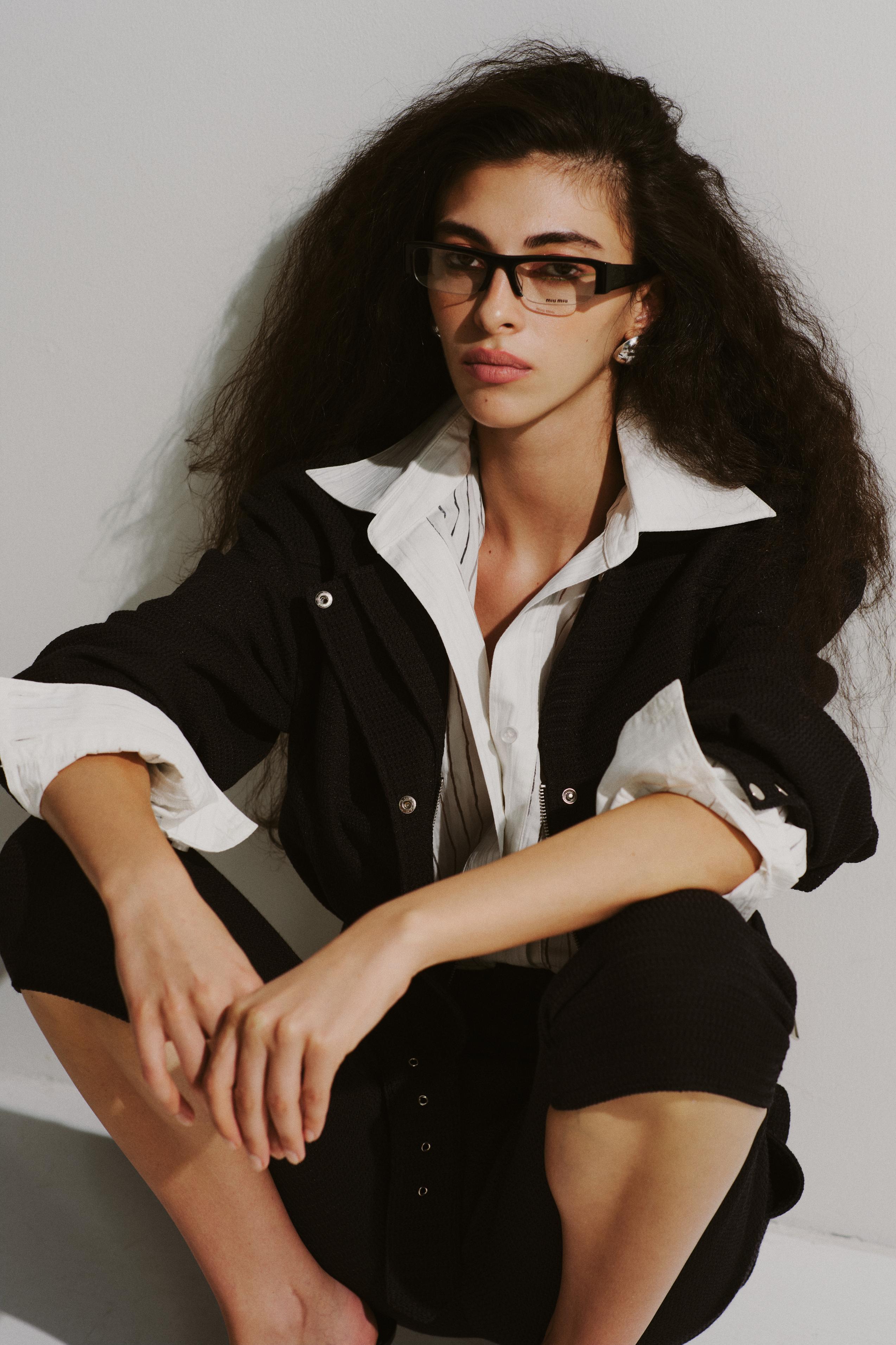 Belted Knit Cropped Jacket