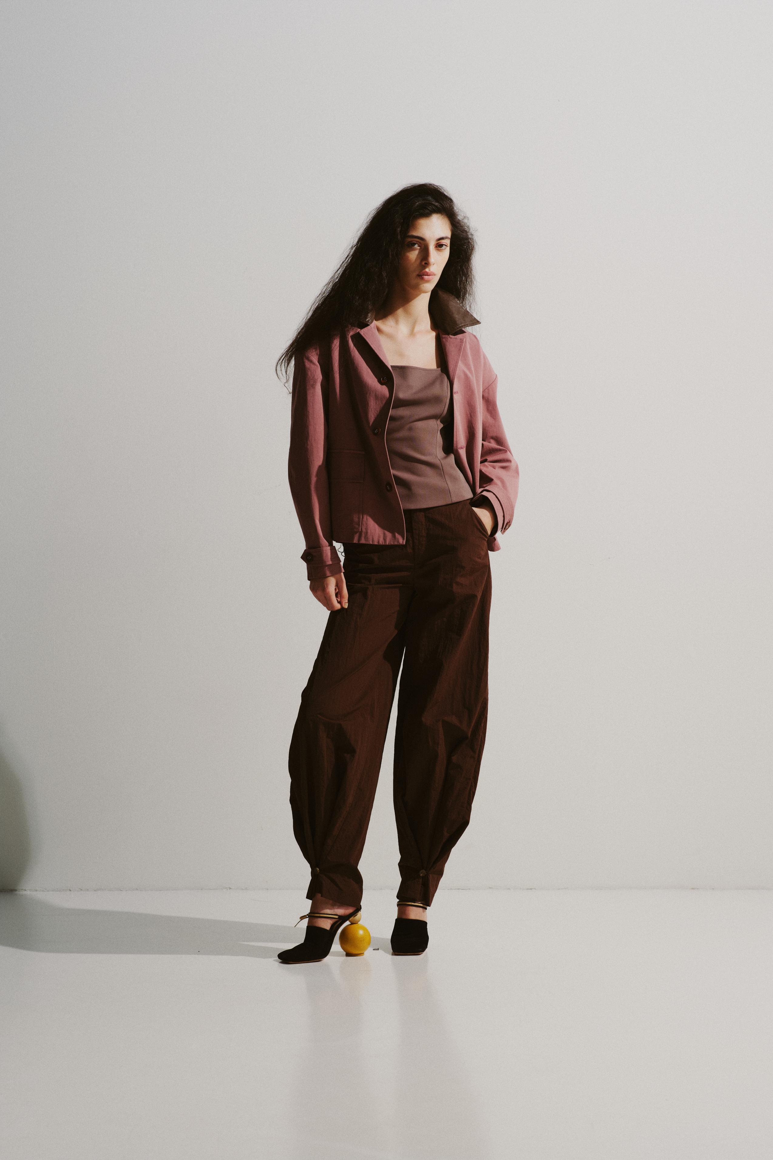 Contrast Collar Utility Jacket