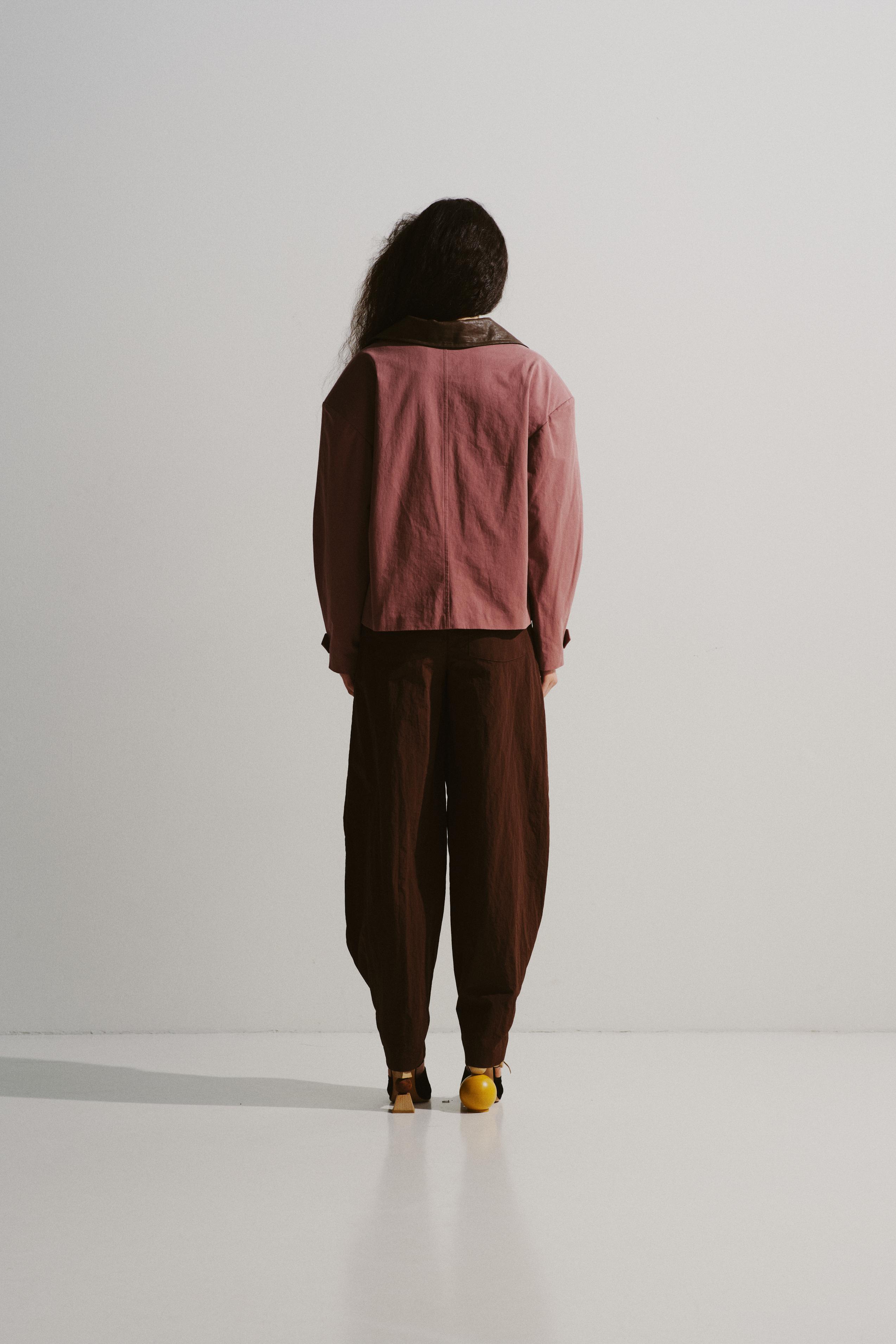 Contrast Collar Utility Jacket