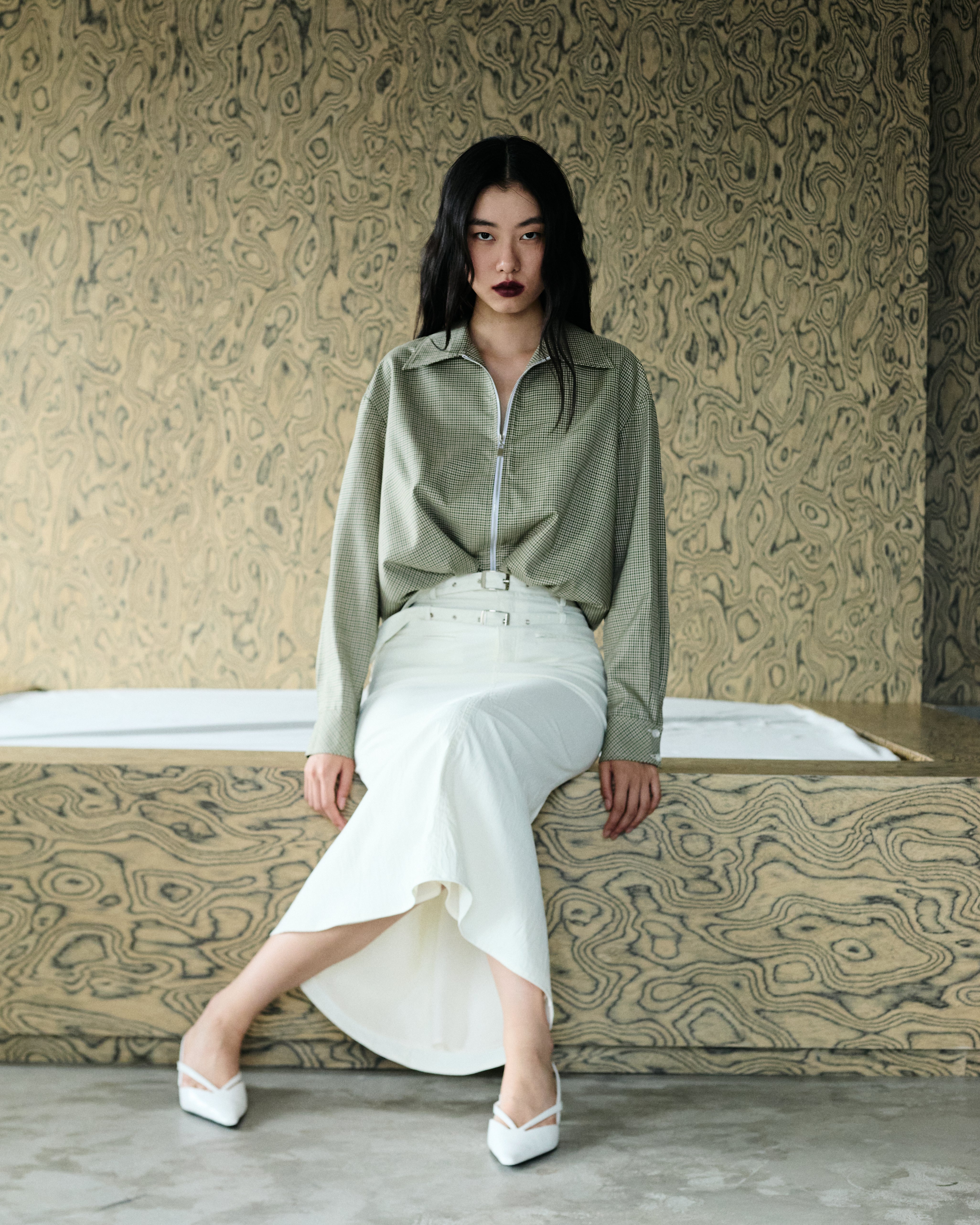 Lily Double Belted Skirt